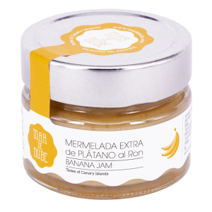 Mermelada EXTRA de plátano al ron (160 gr)
