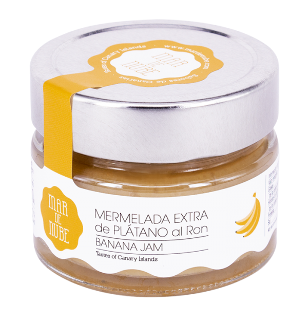 Mermelada EXTRA de plátano al ron (160 gr)