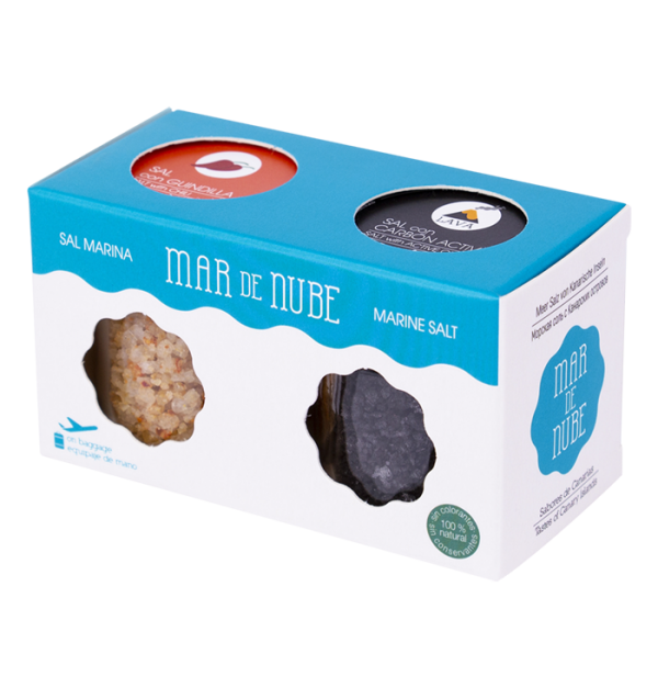 Pack de 2 botes de Sal Marina de las Islas Canarias