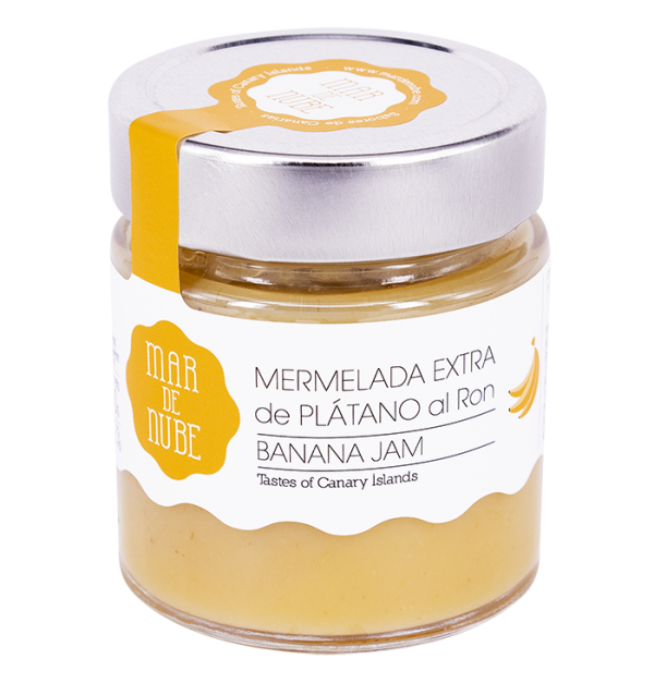 Mermelada EXTRA de plátano al ron (290 gr)